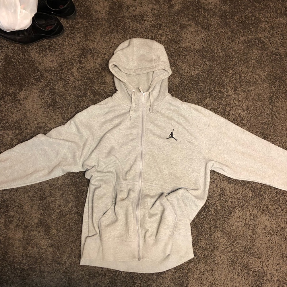 Men’s size XL Grey Air Jordan Retro Hoodie